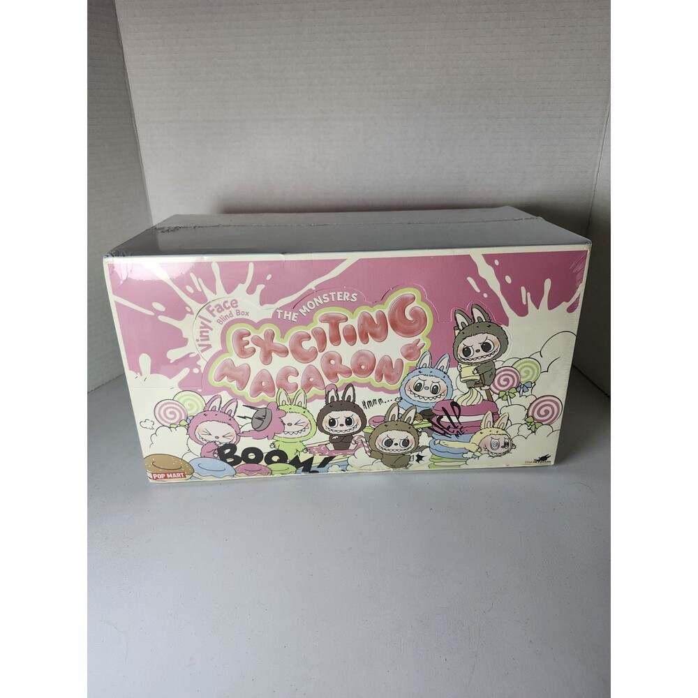 Authentic POP MART Labubu The Monsters Macaron Plush Full Set Box Sealed